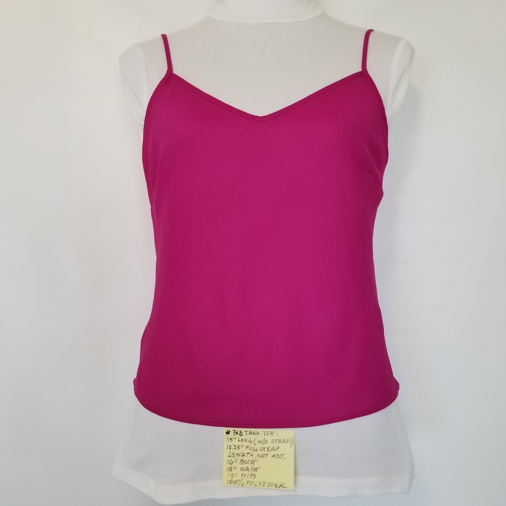 ✅NWT Jones Wear Silk Fuchsia Ruffles Blouse 4 #318 - Picture 16 of 16